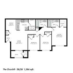 Churchill Floor Plan at The Crossings at Chapel Hill, Washington