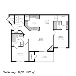 Saratoga Floor Plan at The Crossings at Chapel Hill, Washington, 99301
