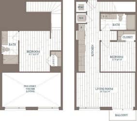 The Hudson Rockefeller Floor Plan