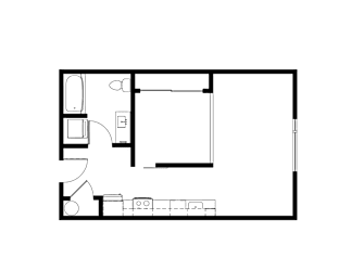 Tilian 1x1 A Floor Plan