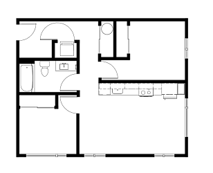 Tilian 2x1 A Floor Plan