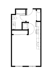 Tilian Studio A Floor Plan