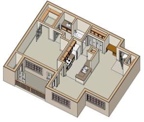 Floor Plan 1x1