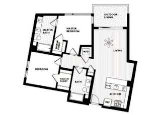 Vinz on Fairfax Apartments in Los Angeles, California C4 Floor Plan
