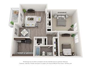 Juniper Floorplan at Lexington Square, Kentucky