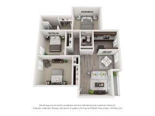 Maple Floorplan at Lexington Square, Kentucky, 40502