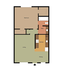 Floor Plan One Bedroom