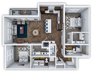 B5 3d 2 bed 2 bath at The Villas at Waterside, Kansas