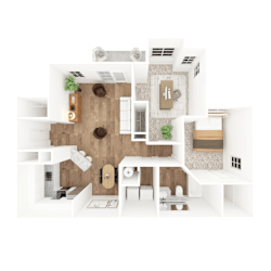 TUXEDO Floor Plan at The Crest at Berkeley Lake, Duluth, 30096