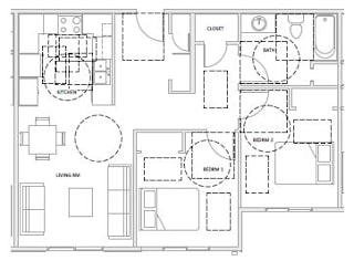 Floor Plan 2 Bedroom