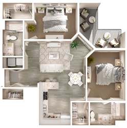 B2 Corner Floor Plan at Walcott Jeffersonville, Jeffersonville