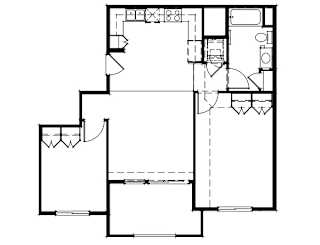 Willow View floorplan image of 2-bedroom D