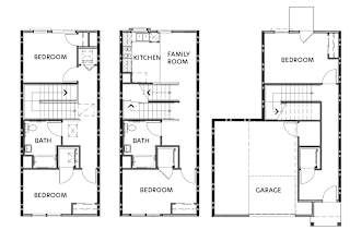 Beacon Villa 4 Bed 2 Bath Townhome 1580-1685SF