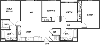 a diagram of a scorpion with labels on it