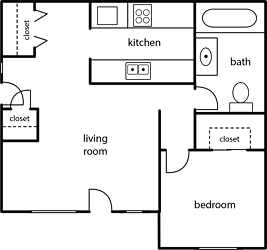 a floor plan of a house