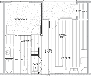 deer creek 1 bed 1 bath 568 sf