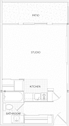 Dolores Lia Studio 384 sf