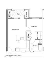 a floor plan of a small apartment