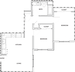 a floor plan of a house