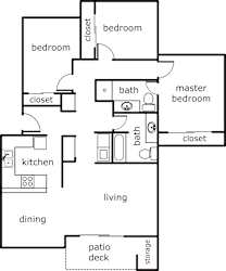 Vista Highlands 3 Bed 2 Bath 1259 SF A
