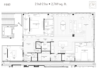 a floor plan of a house