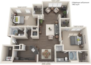 Floor Plan Horizon - S