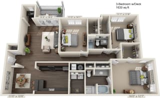 Floor Plan Picturesque-D