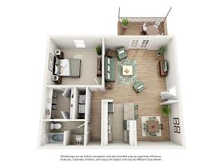 A3 Floor Plan at The Brookwood, Homewood, 35209