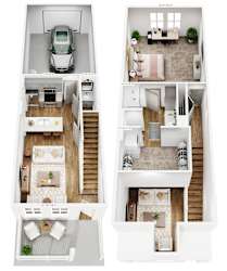 Foley Belle Floor Plan at Allier Gulf Shores, Gulf Shores, AL
