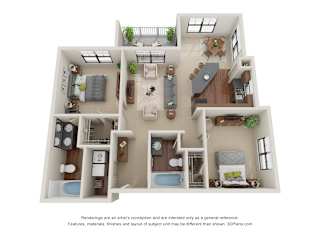 The Magnolia Floorplan at Gateway Crossing, Augusta, GA, 30907