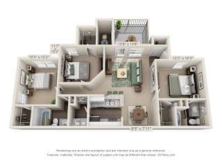 Magnolia Floor Plan at Preston Grove, Georgia, 31419