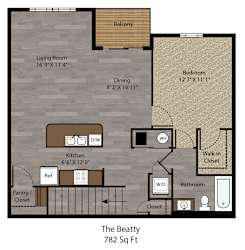 Floor Plan The Beatty