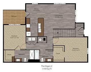Floor Plan The Hayes 2