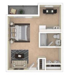 2112 New Hampshire Ave Apts Studio 450 sq ft 2112 New Hampshire Ave Apts Studio 450 sq ft floor plan