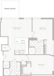 2 bedroom 2 bath at Artline Apartments, Washington, Washington-DC