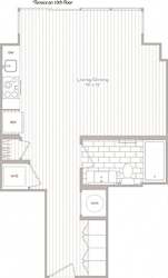 Studio 1 bath E at Artline Apartments, Washington, 20024