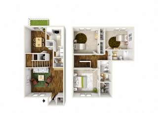 Floor Plan 3.2 Townhome