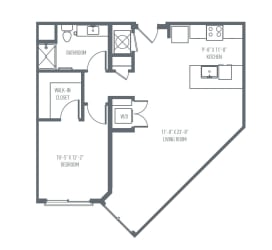 B3 Floor Plan B3 Floor Plan at Union Berkley, Kansas City, Missouri