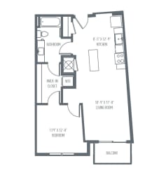B6 | B7 Floor Plan B6 | B7 Floor Plan at Union Berkley, Kansas City, 64120