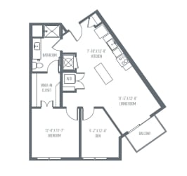 C5 Floor Plan C5 Floor Plan at Union Berkley, Kansas City, Missouri