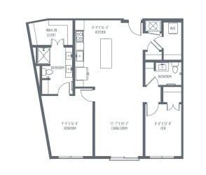 C7 Floor Plan C7 Floor Plan at Union Berkley, Missouri