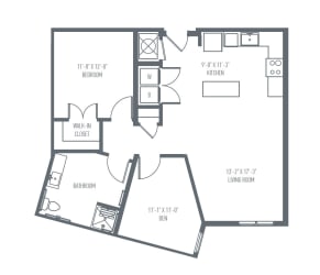 C8 Floor Plan C8 Floor Plan at Union Berkley, Missouri, 64120