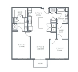 D1 | D2 | D8 Floor Plan D1 | D2 | D8 Floor Plan at Union Berkley, Kansas City, MO