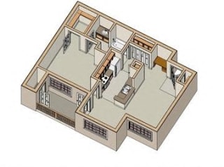 Floor Plan 1x1