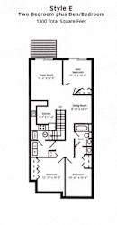 Floor Plan Style E