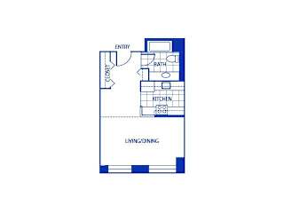 The Elm Floor Plan at Bigelow Commons, Connecticut