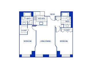 The Molino Floor Plan at Bigelow Commons, Enfield, CT, 06082