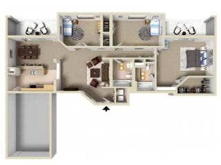 Cypress Floor Plan | Gateway Club