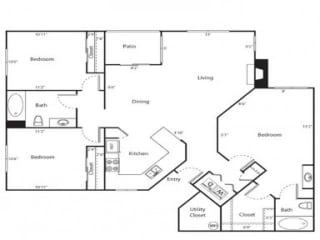 Santa Ana Floor Plan |Links at High Resort