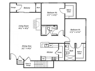 Nichols Floor Plan | Residences at Westborough